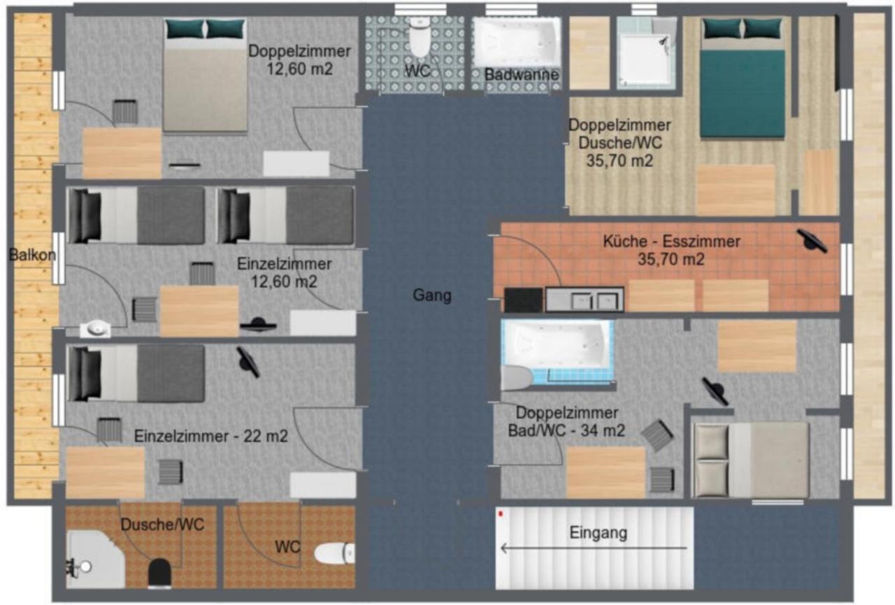 Appartement Rainer Siess سانكت أنتون ام ارلبرغ الغرفة الصورة